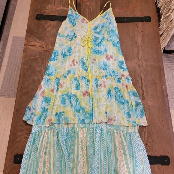 Tracy Reese Silk Midi Dress Quirky Cool size 6 - Picture 1 of 7